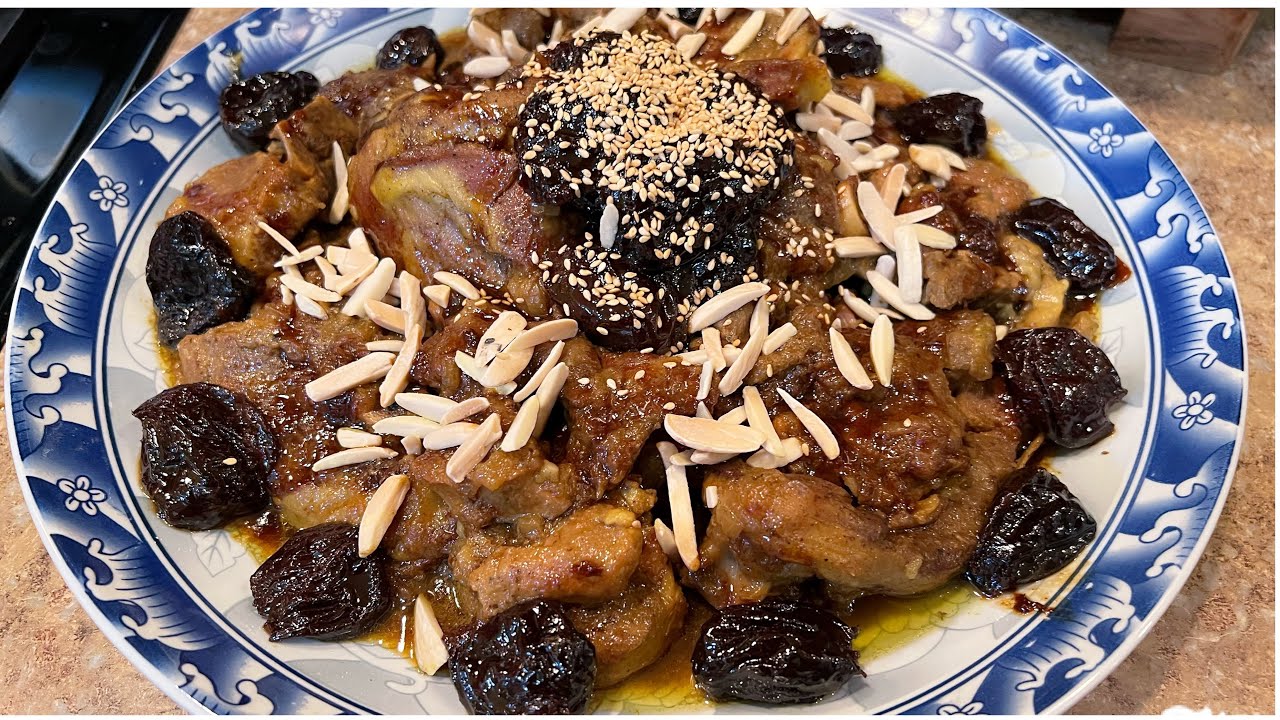 Lamb Tagine with Prunes and Almonds